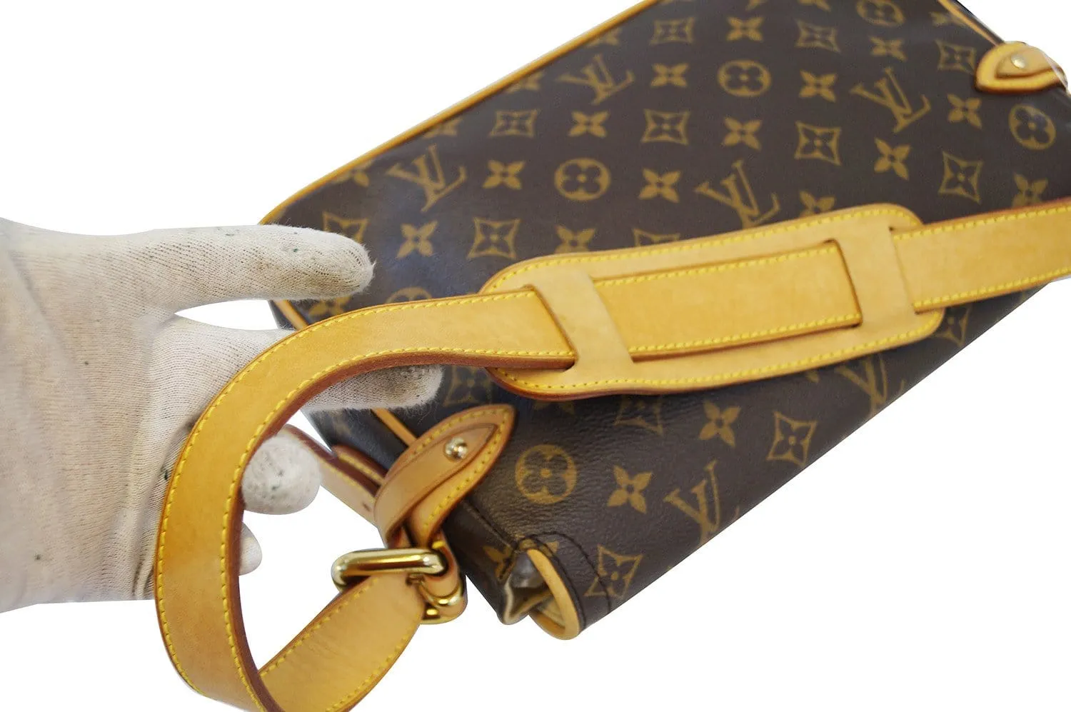 LOUIS VUITTON Monogram Hudson PM Shoulder Bag