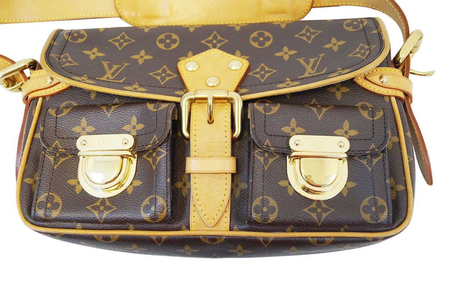 LOUIS VUITTON Monogram Hudson PM Shoulder Bag