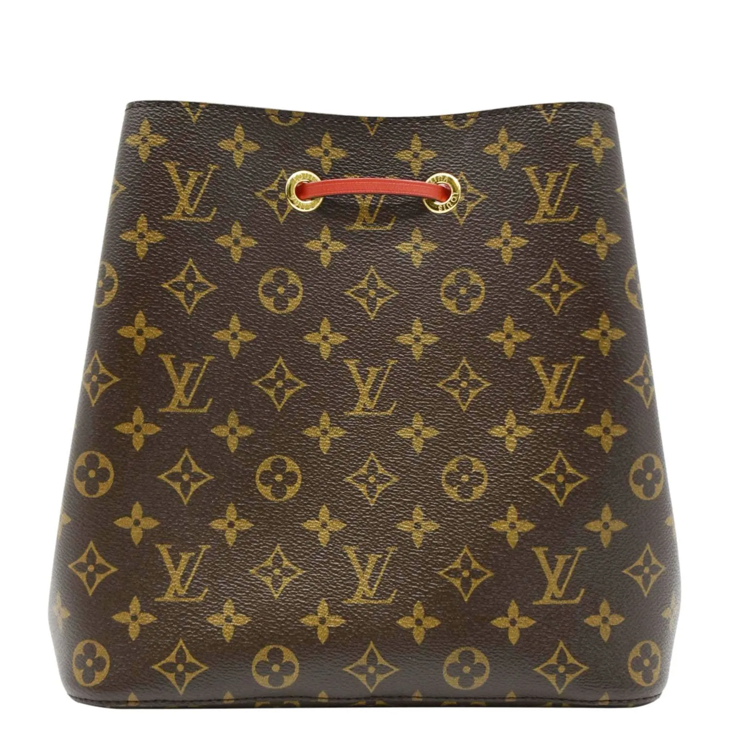 LOUIS VUITTON Neonoe Monogram Canvas Shoulder Bag Brown