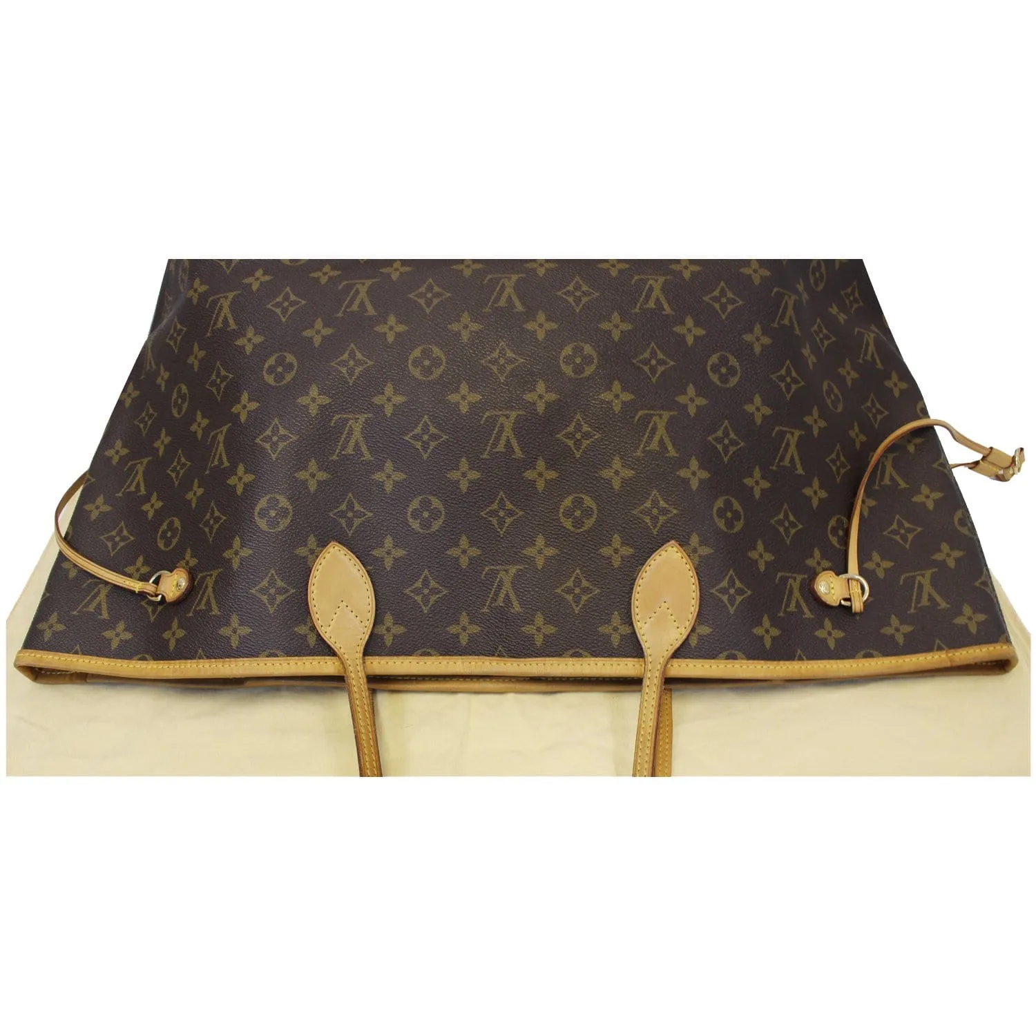 LOUIS VUITTON Neverfull GM Monogram Canvas Tote Shoulder Bag Brown
