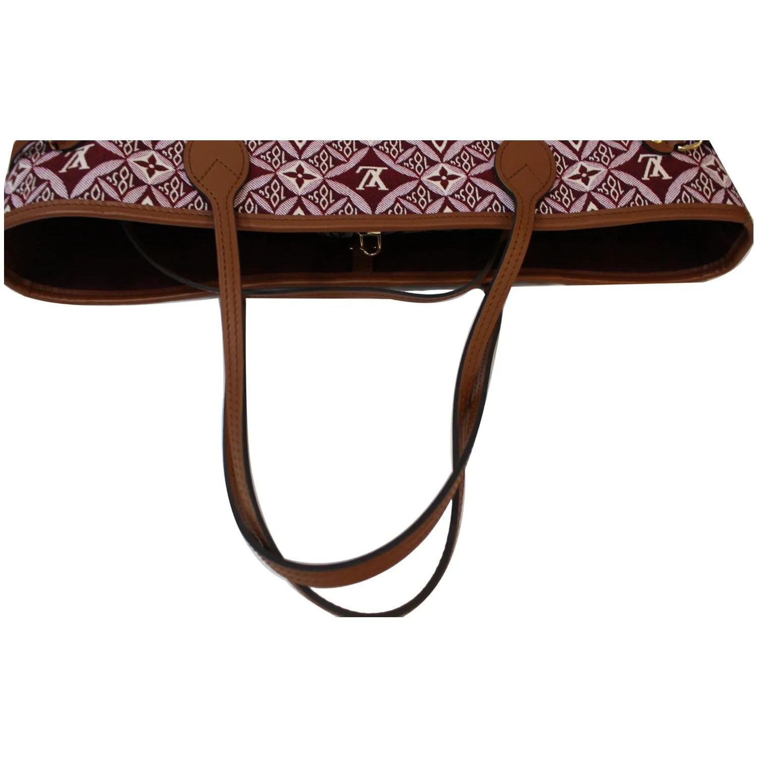 LOUIS VUITTON  Neverfull MM Since 1854 Jacquard Shoulder Bag Bordeaux Red