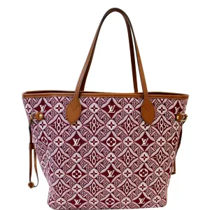 LOUIS VUITTON  Neverfull MM Since 1854 Jacquard Shoulder Bag Bordeaux Red