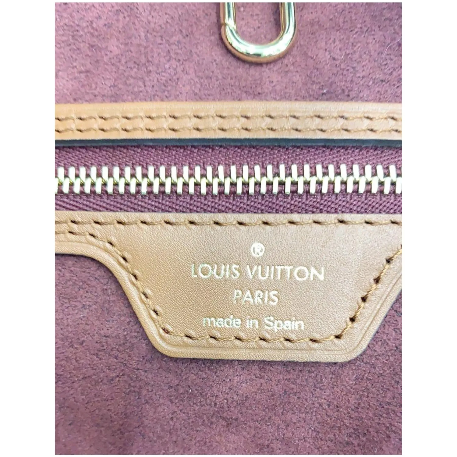 LOUIS VUITTON  Neverfull MM Since 1854 Jacquard Shoulder Bag Bordeaux Red