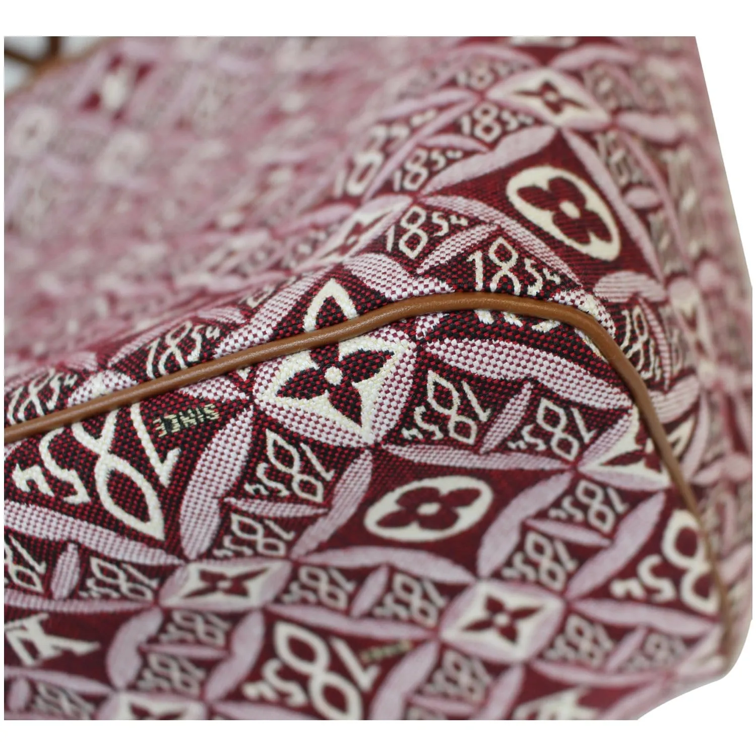 LOUIS VUITTON  Neverfull MM Since 1854 Jacquard Shoulder Bag Bordeaux Red