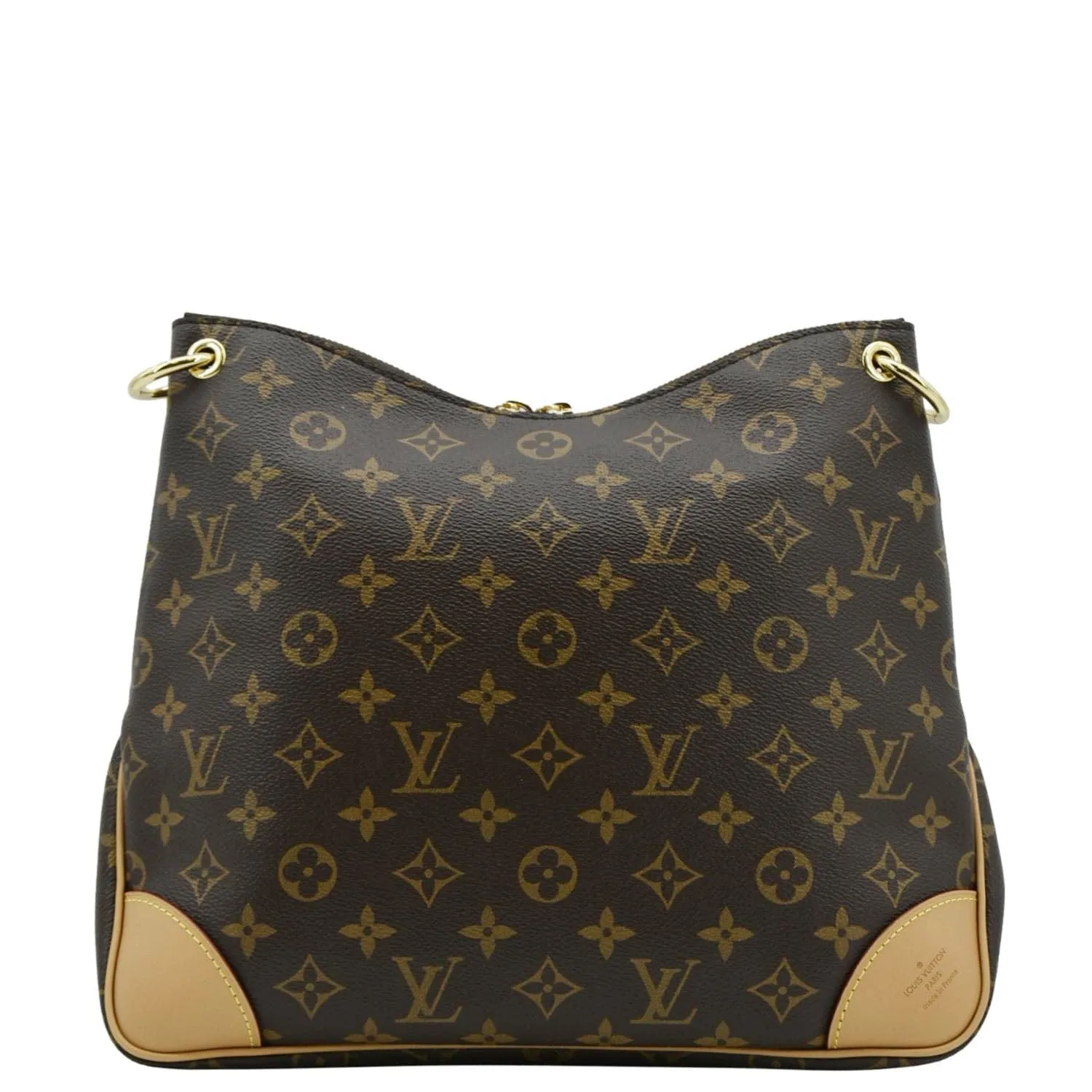 LOUIS VUITTON Odeon NM MM Monogram Canvas Shoulder Bag Brown