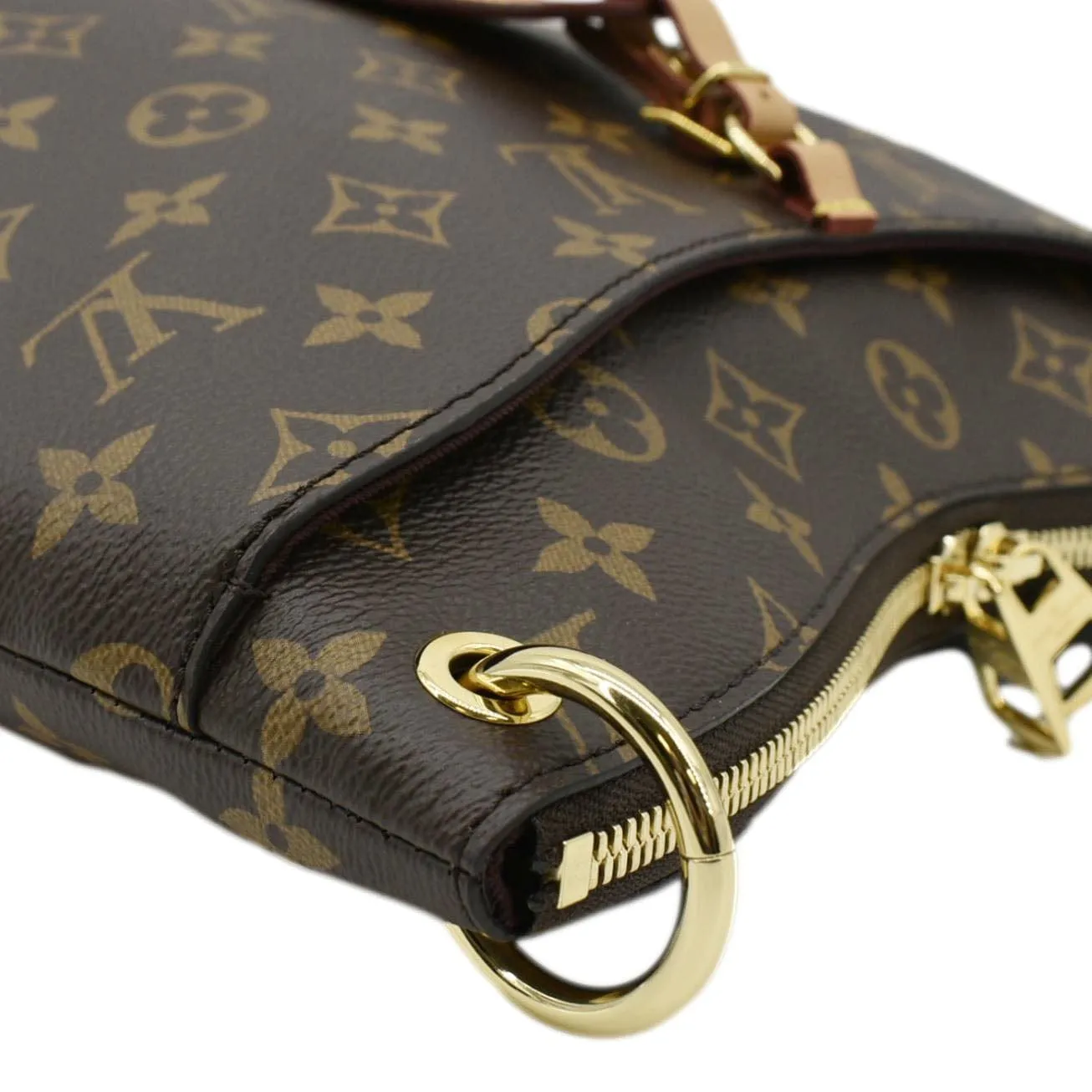 LOUIS VUITTON Odeon NM MM Monogram Canvas Shoulder Bag Brown