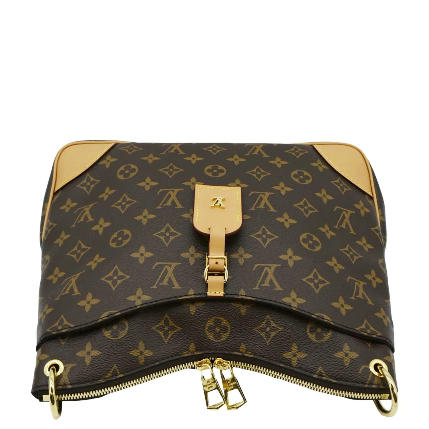 LOUIS VUITTON Odeon NM MM Monogram Canvas Shoulder Bag Brown