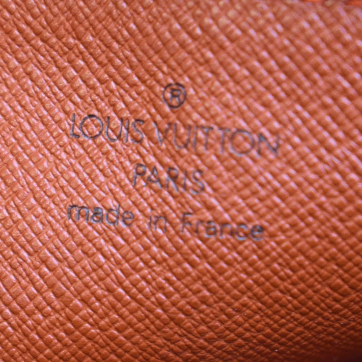 LOUIS VUITTON Papillon Damier Ebene Shoulder Bag Brown