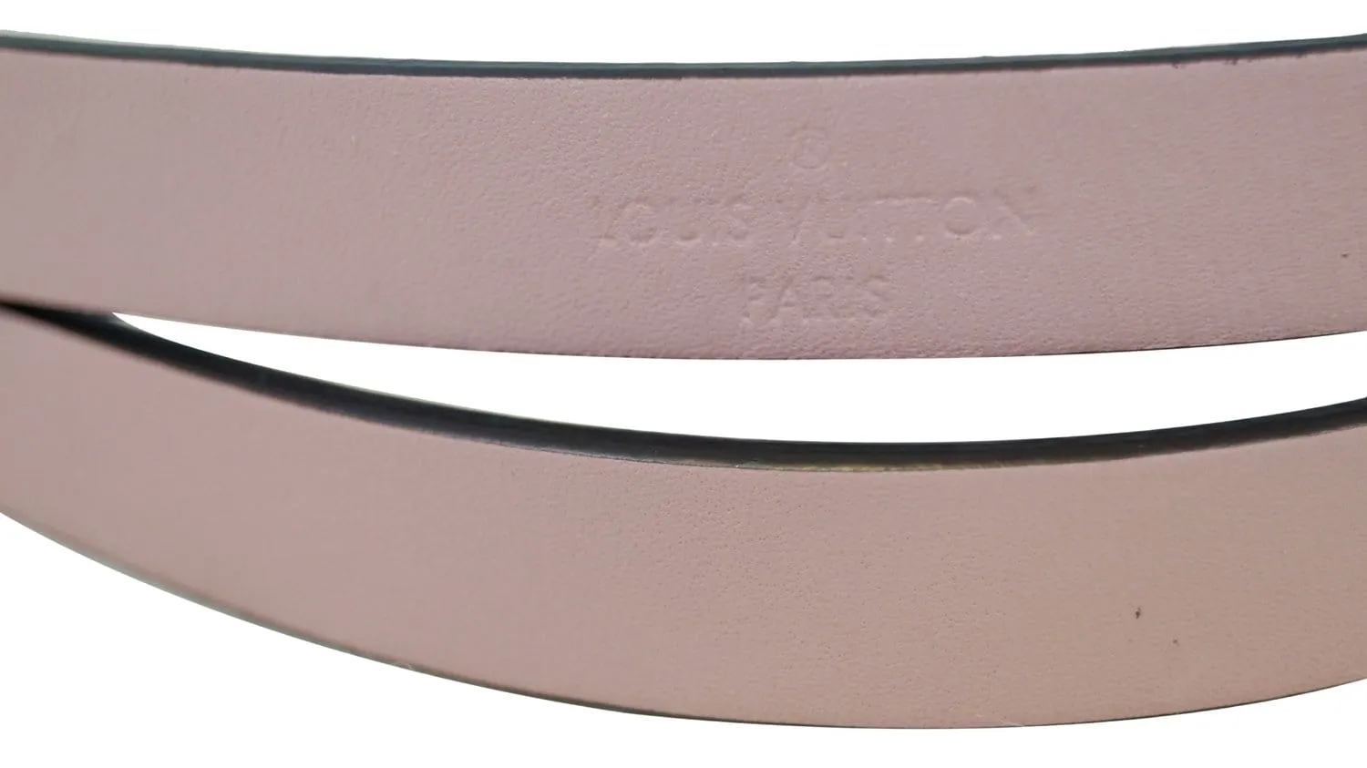 LOUIS VUITTON Rose Ballerine Leather Adjustable Shoulder Strap