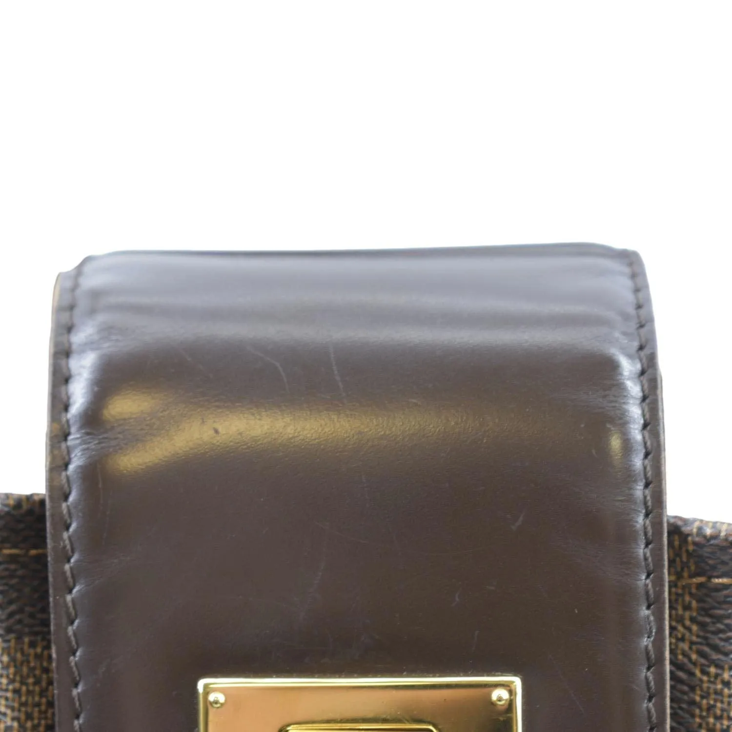 LOUIS VUITTON Roseberry Cabas Damier Ebene Shoulder Bag Brown