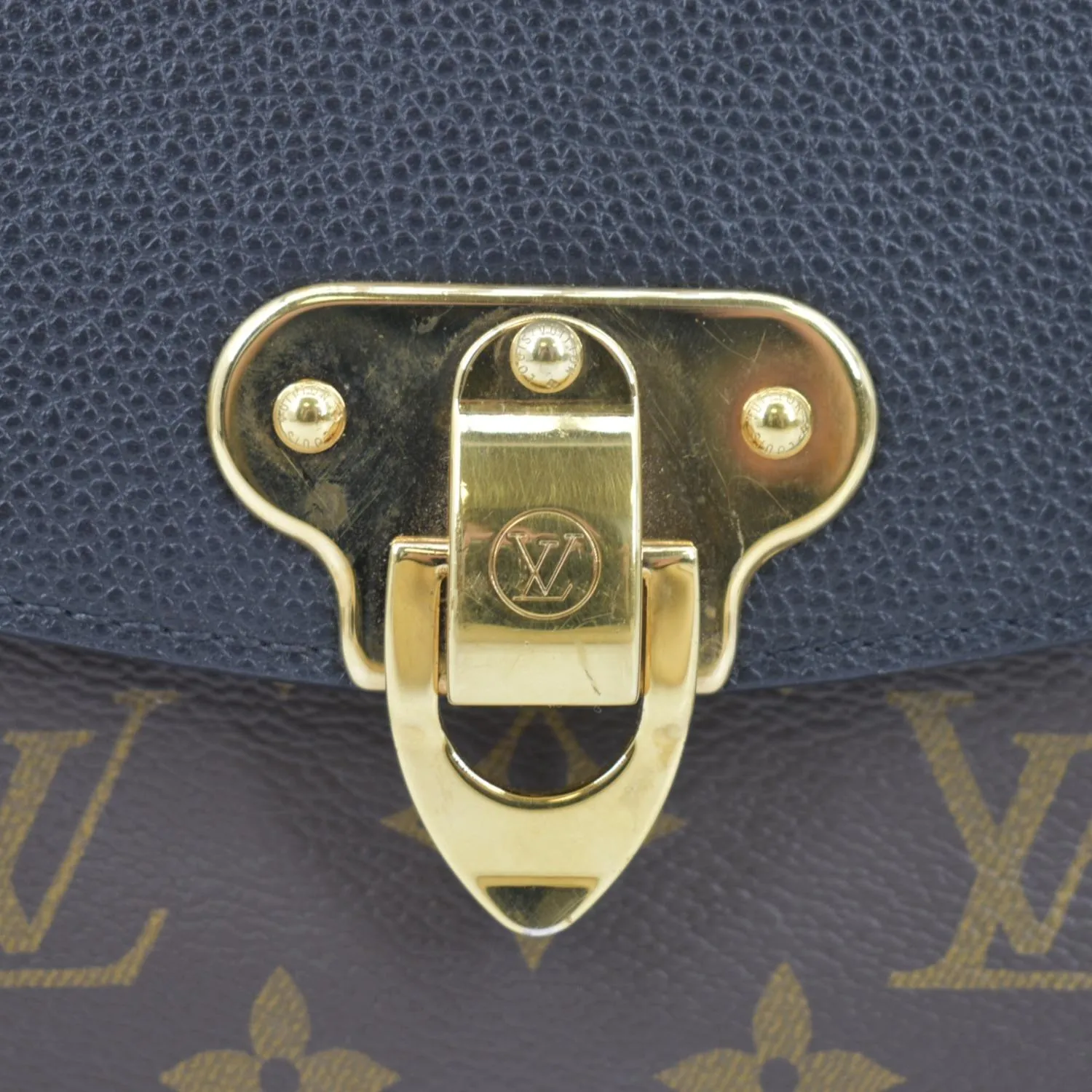 LOUIS VUITTON Saint Placide Monogram Canvas Crossbody Bag Black