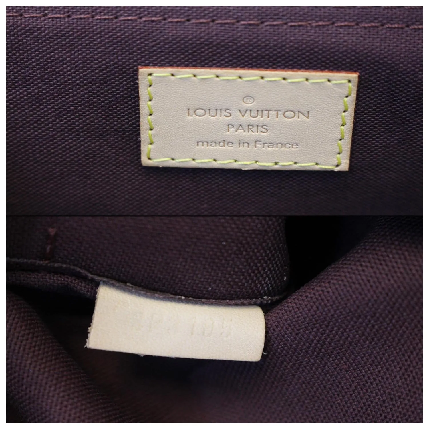LOUIS VUITTON Segur Monogram Canvas Shoulder Handbag Brown