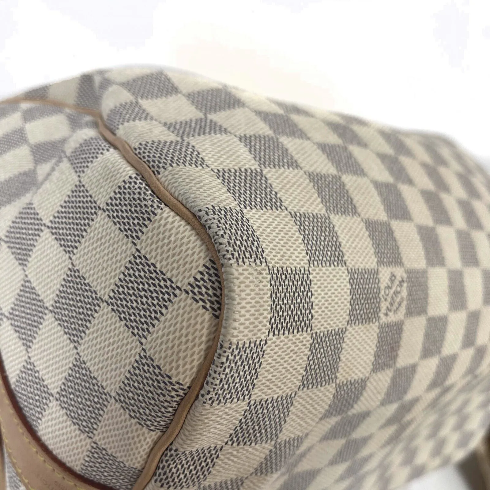 Louis Vuitton Speedy 35 Bandouliere Damier Azure / Top Handle w/ Strap