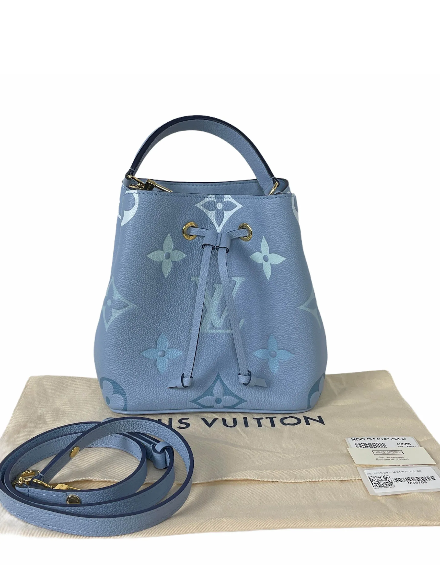 Louis Vuitton Summer Blue Monogram Giant By The Pool Neo noe BB Crossbody Bag
