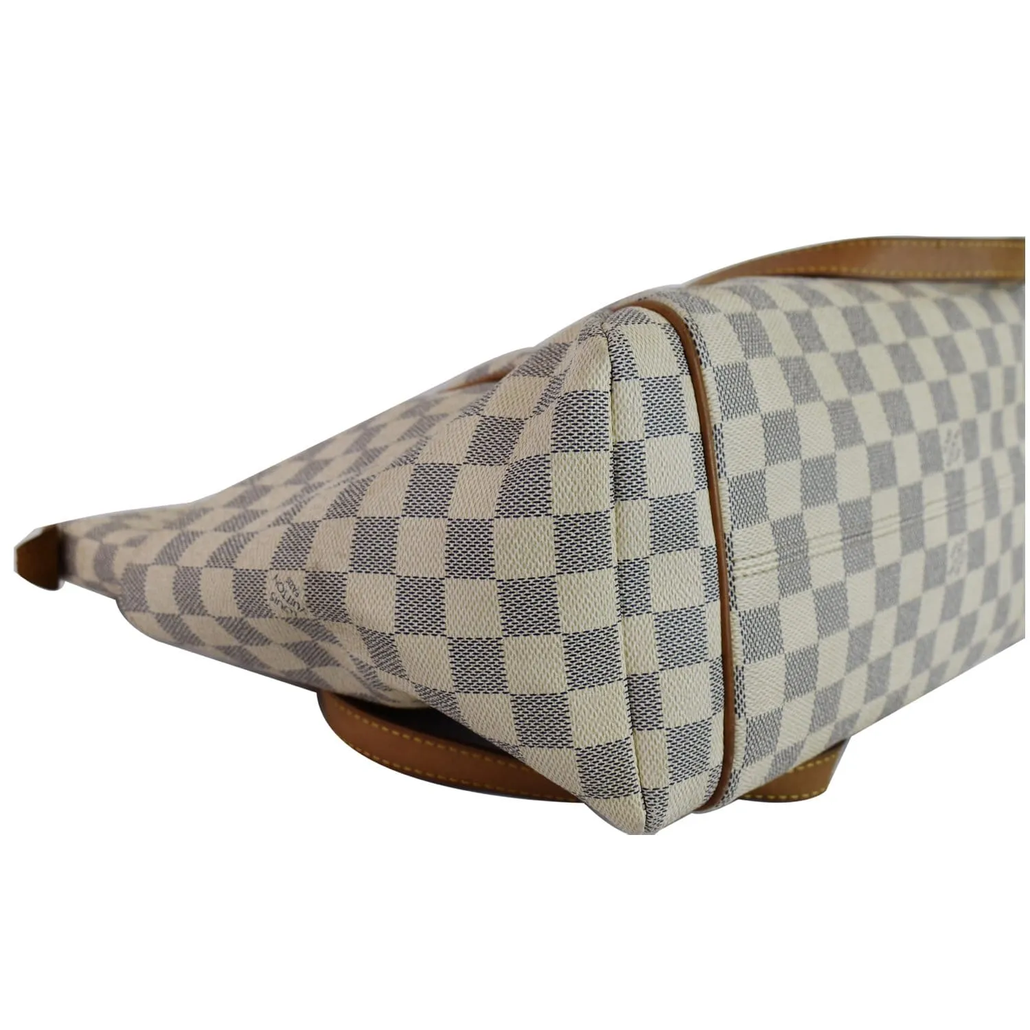 LOUIS VUITTON Totally MM Damier Azur Shoulder Bag White