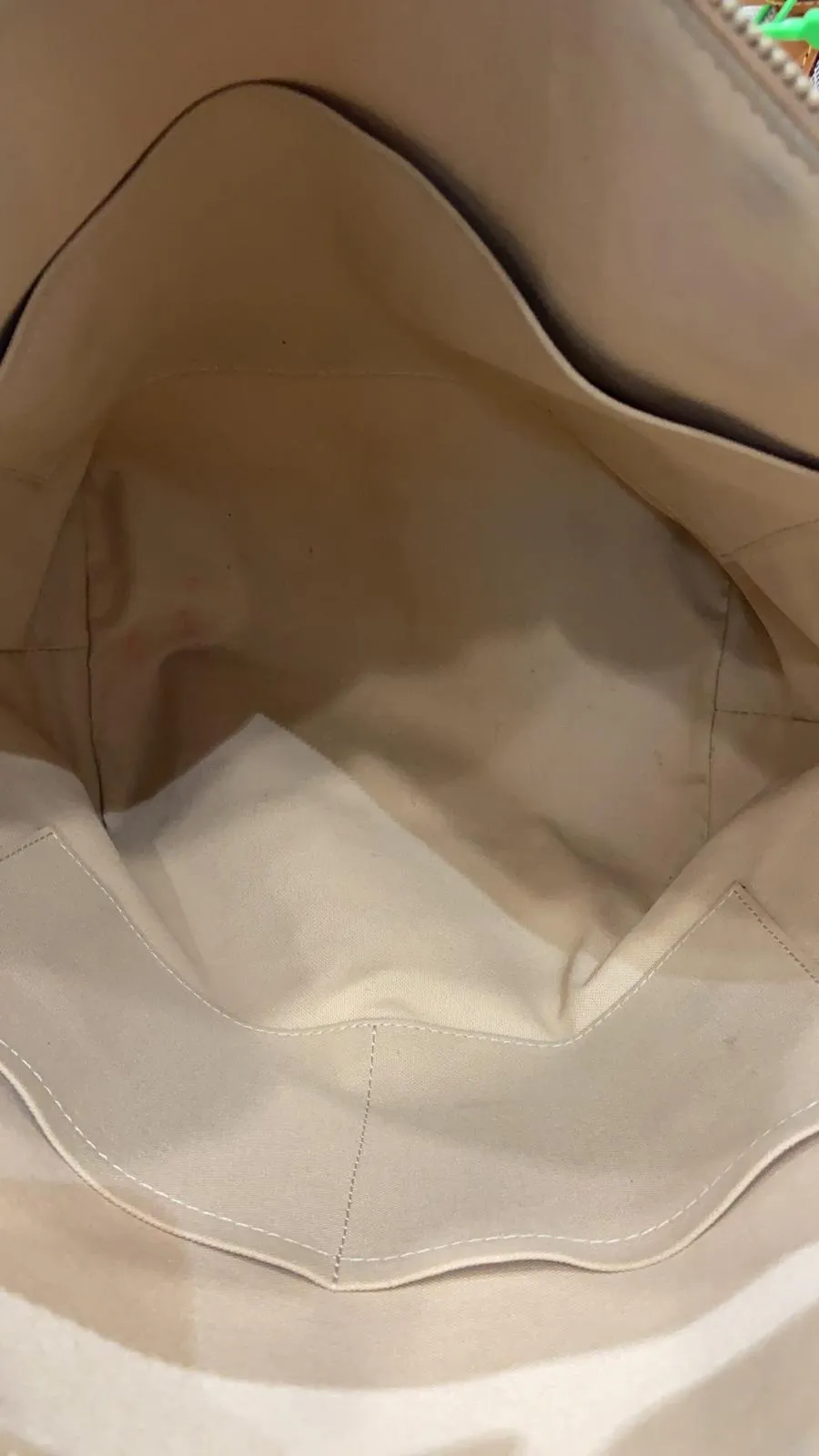LOUIS VUITTON Totally MM Damier Azur Shoulder Bag White