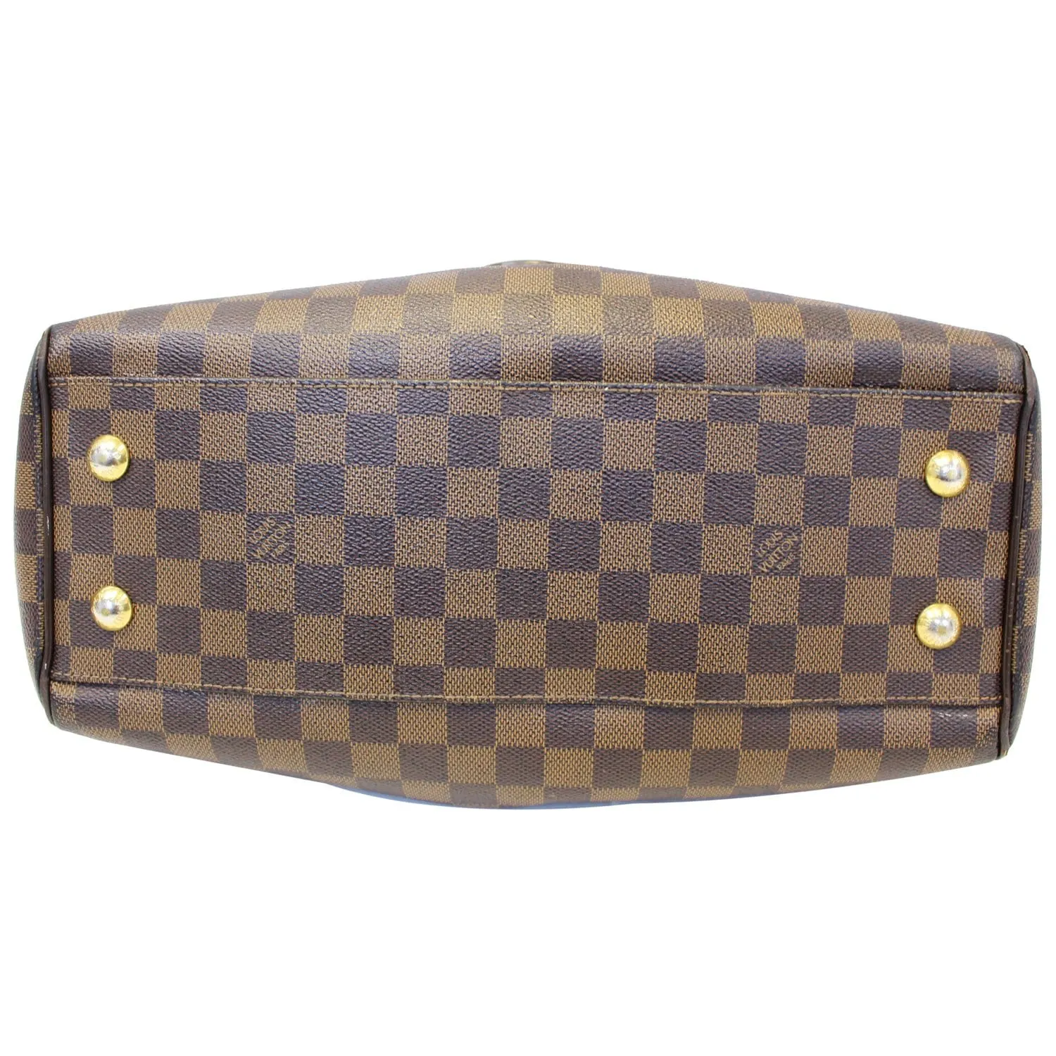 LOUIS VUITTON Trevi PM Damier Ebene Shoulder Bag Brown