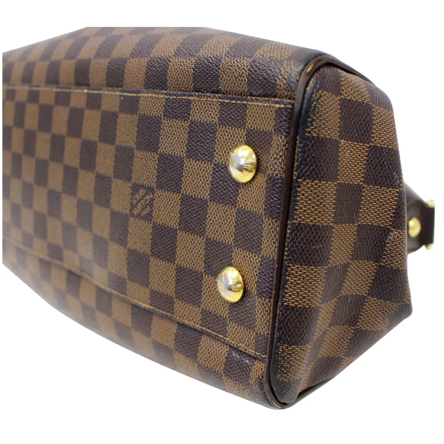 LOUIS VUITTON Trevi PM Damier Ebene Shoulder Bag Brown