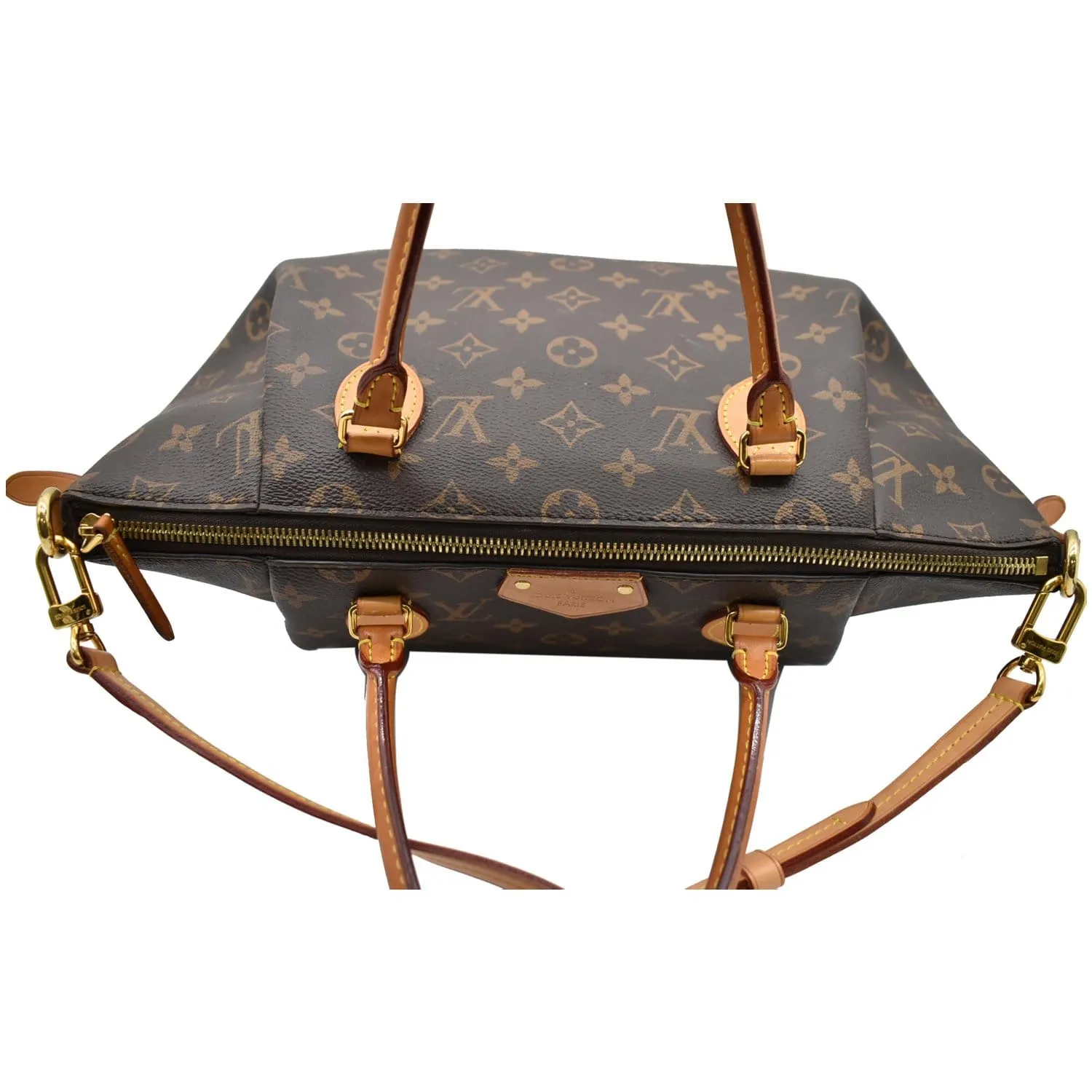LOUIS VUITTON Turenne MM Monogram Canvas 2Way Shoulder Bag Brown