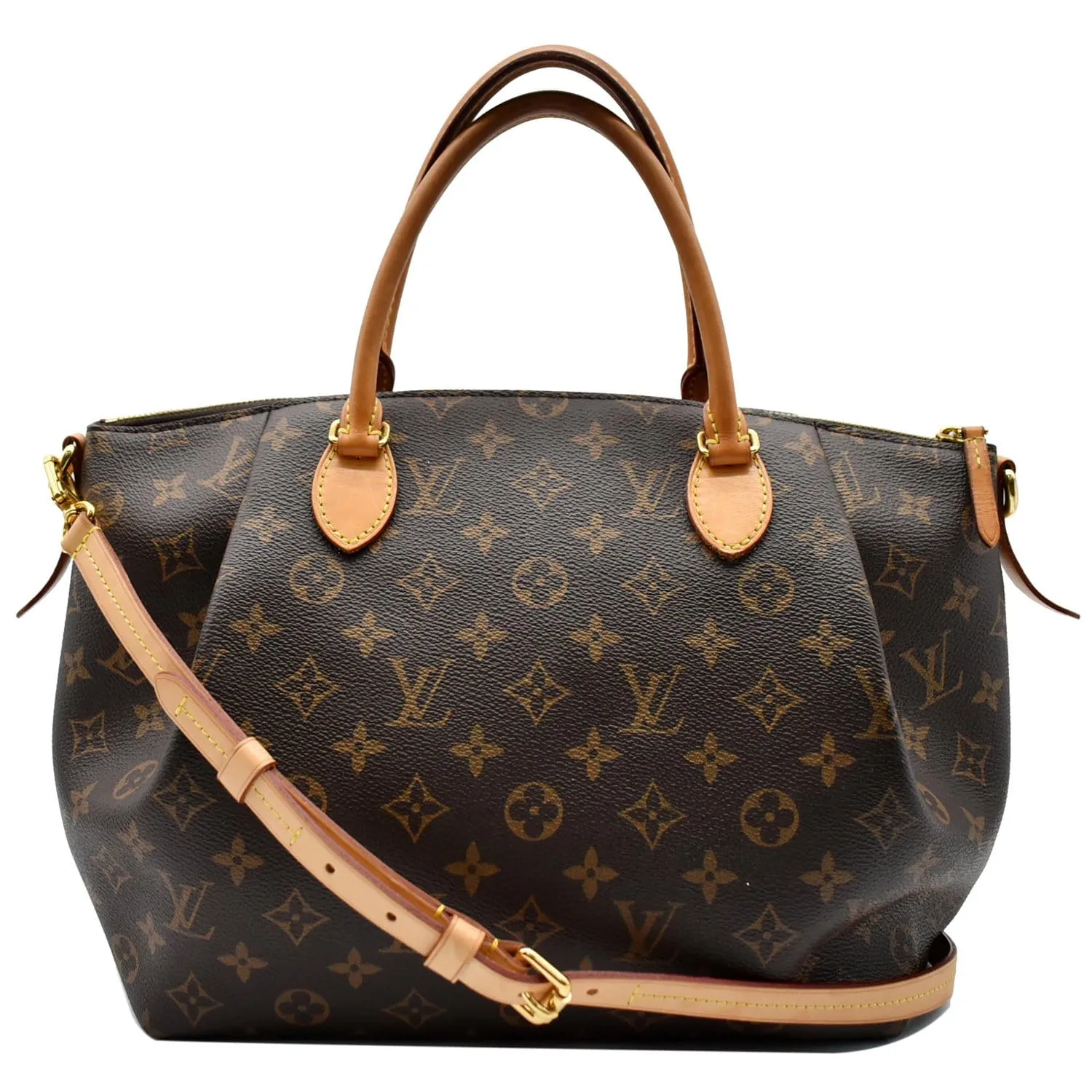 LOUIS VUITTON Turenne MM Monogram Canvas 2Way Shoulder Bag Brown