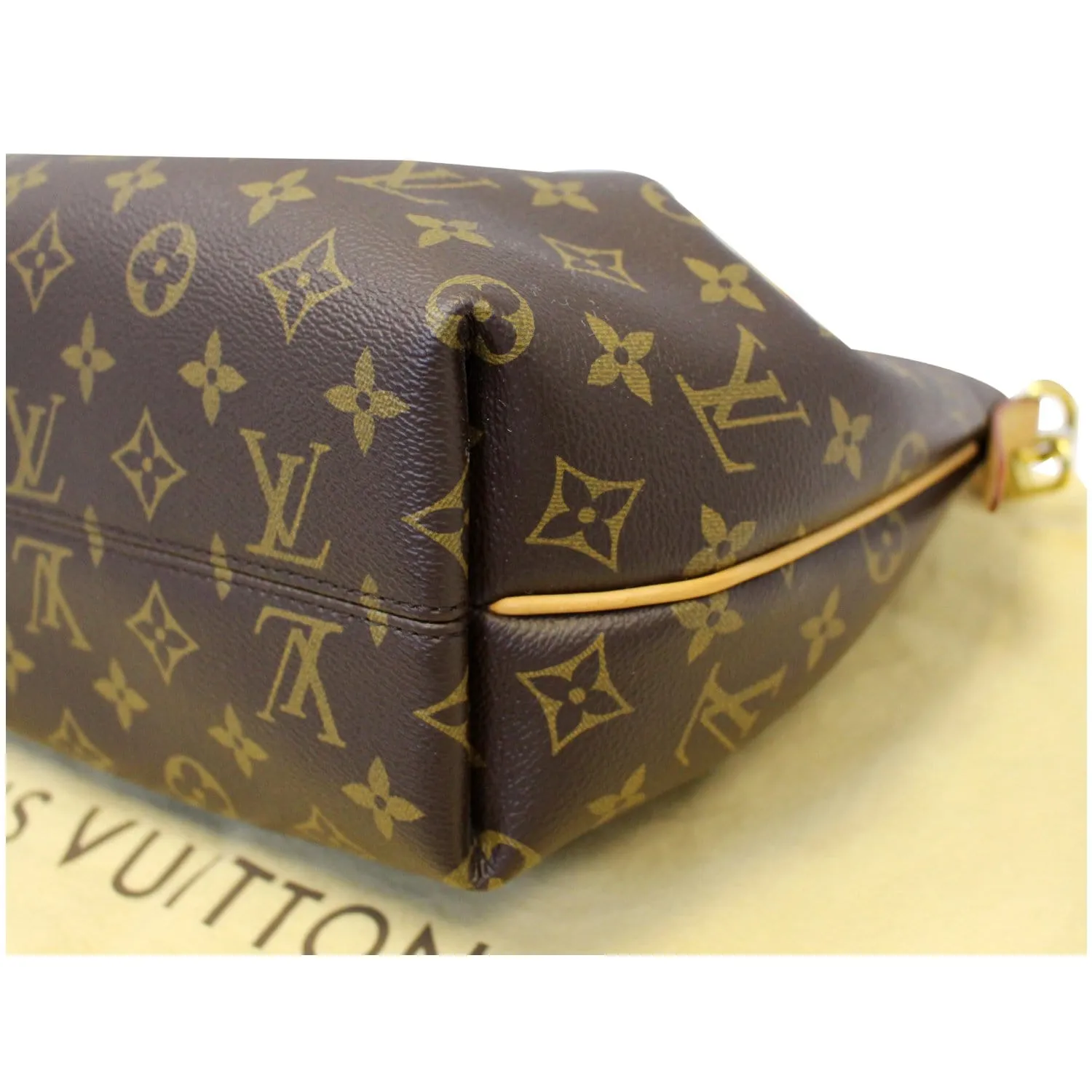 LOUIS VUITTON Turenne PM Monogram Canvas Shoulder Bag Brown