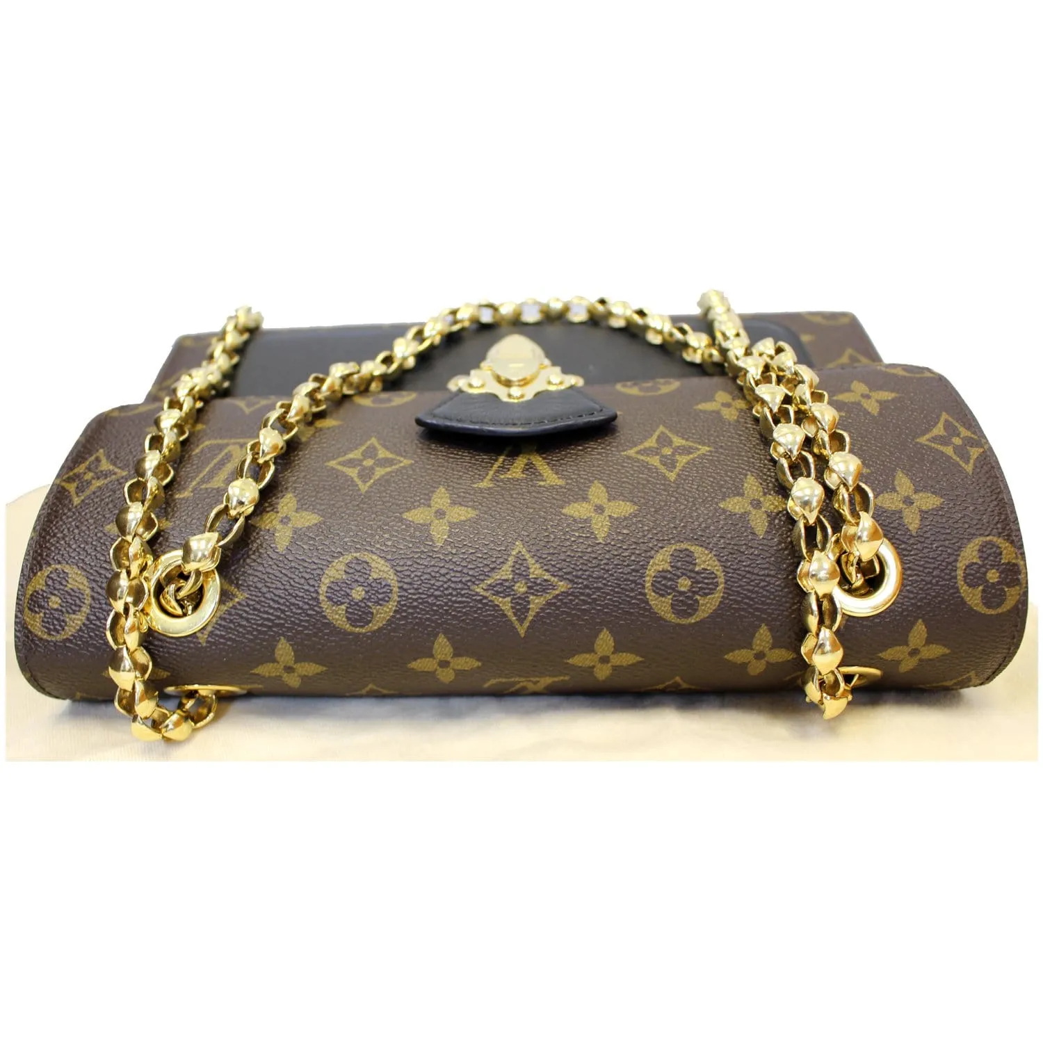 LOUIS VUITTON Victoire Monogram Canvas Shoulder Crossbody Bag Noir