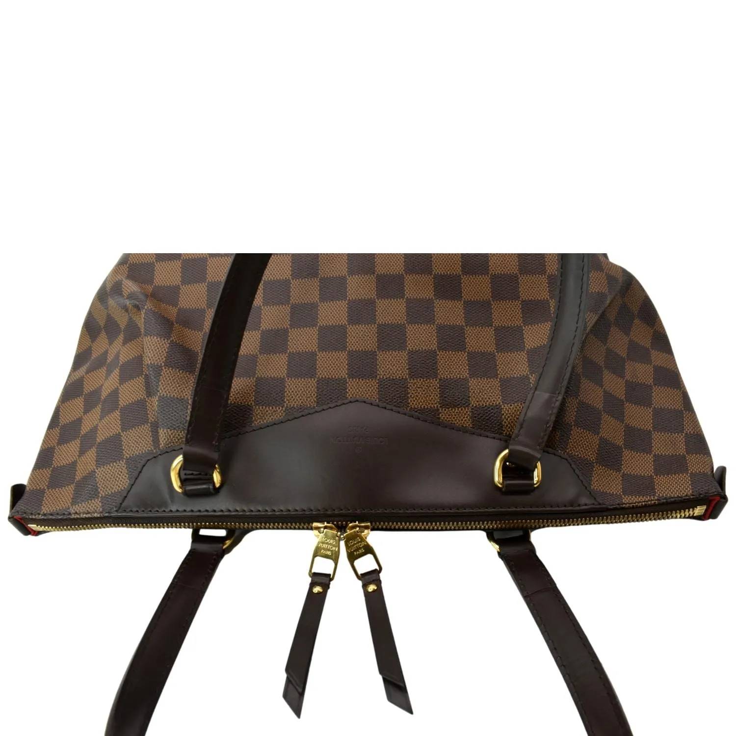 LOUIS VUITTON Westminster GM Damier Ebene Tote Shoulder Bag Brown