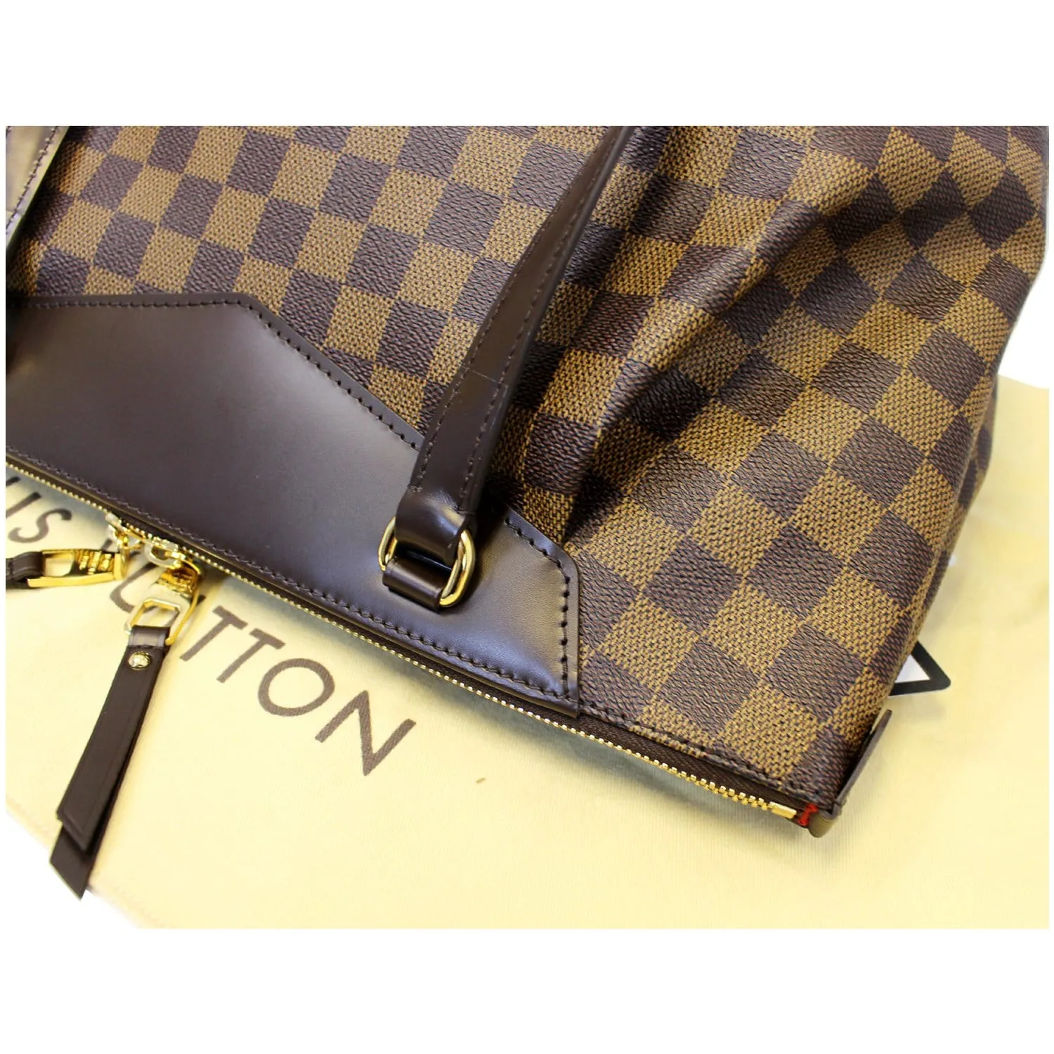 Louis Vuitton Westminster PM Damier Ebene Shoulder Handbag