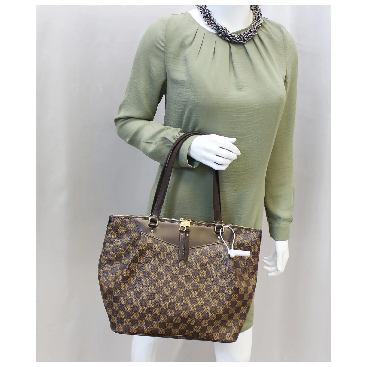 Louis Vuitton Westminster PM Damier Ebene Shoulder Handbag