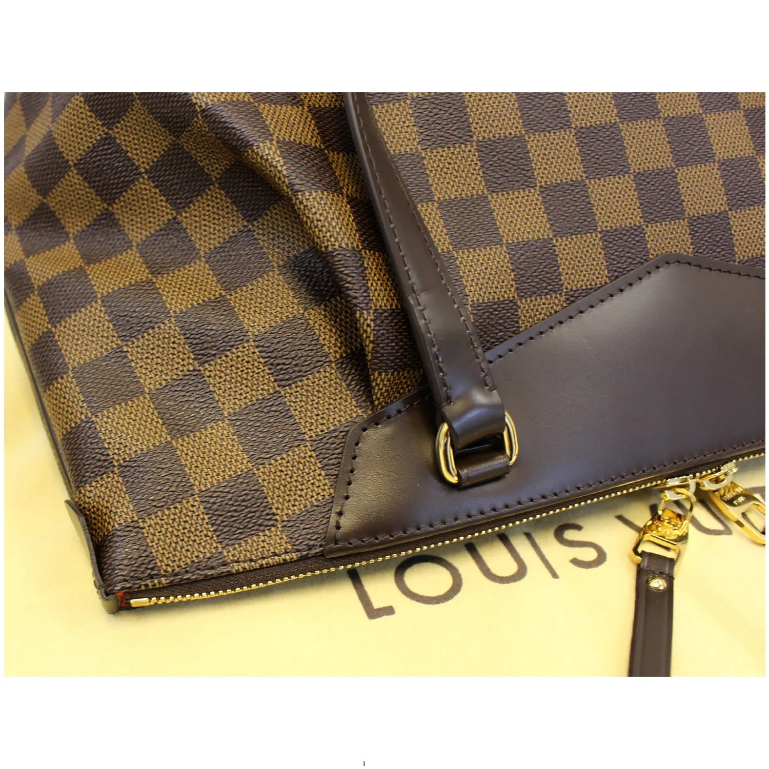 Louis Vuitton Westminster PM Damier Ebene Shoulder Handbag