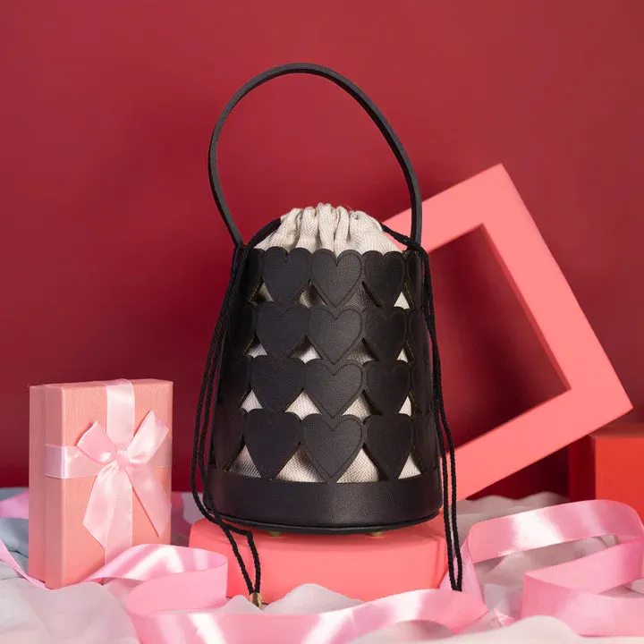 Love Lattice Bucket Bag