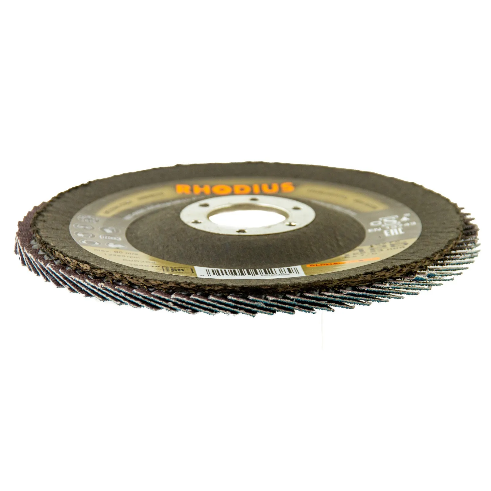LSZ F2 Fächerschleifscheibe Ø 125 mm, P40 | P60 | P80 wählbar, Geeignet für Stahl & Edelstahl