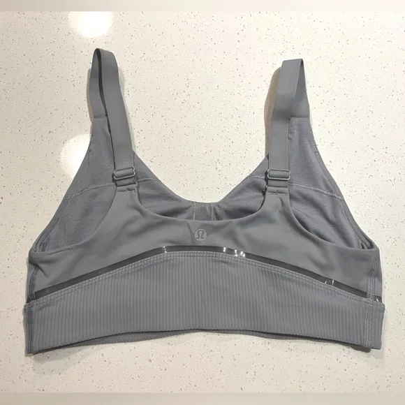 Lululemon Radiant Motion Bra in Rhino Grey Size 8