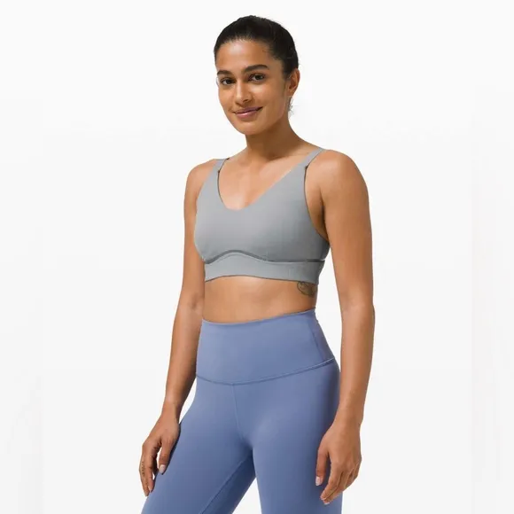 Lululemon Radiant Motion Bra in Rhino Grey Size 8