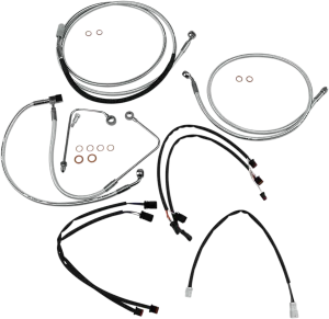 Magnum 387822 Sterling Chromite II Handlebar Installation Kit for 15-17in. Ape