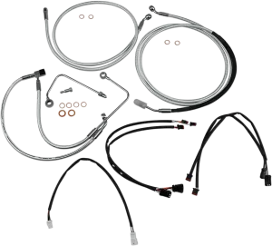 Magnum 387823 Sterling Chromite II Handlebar Installation Kit for 18-20in. Ape