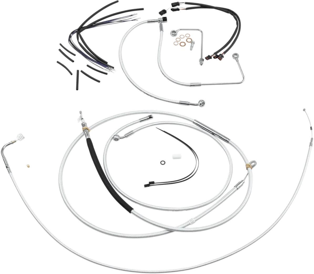 Magnum 387833 Sterling Chromite II Handlebar Installation Kit for 18-20in. Ape
