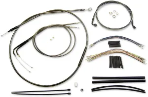 Magnum 487751 Black Pearl Handlebar Installation Kit for 12-14in. Ape