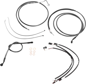 Magnum 487881 Black Pearl Handlebar Installation Kit for 12-14in. Ape
