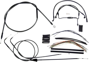 Magnum 487922 Black Pearl Handlebar Installation Kit for 15-17in. Ape