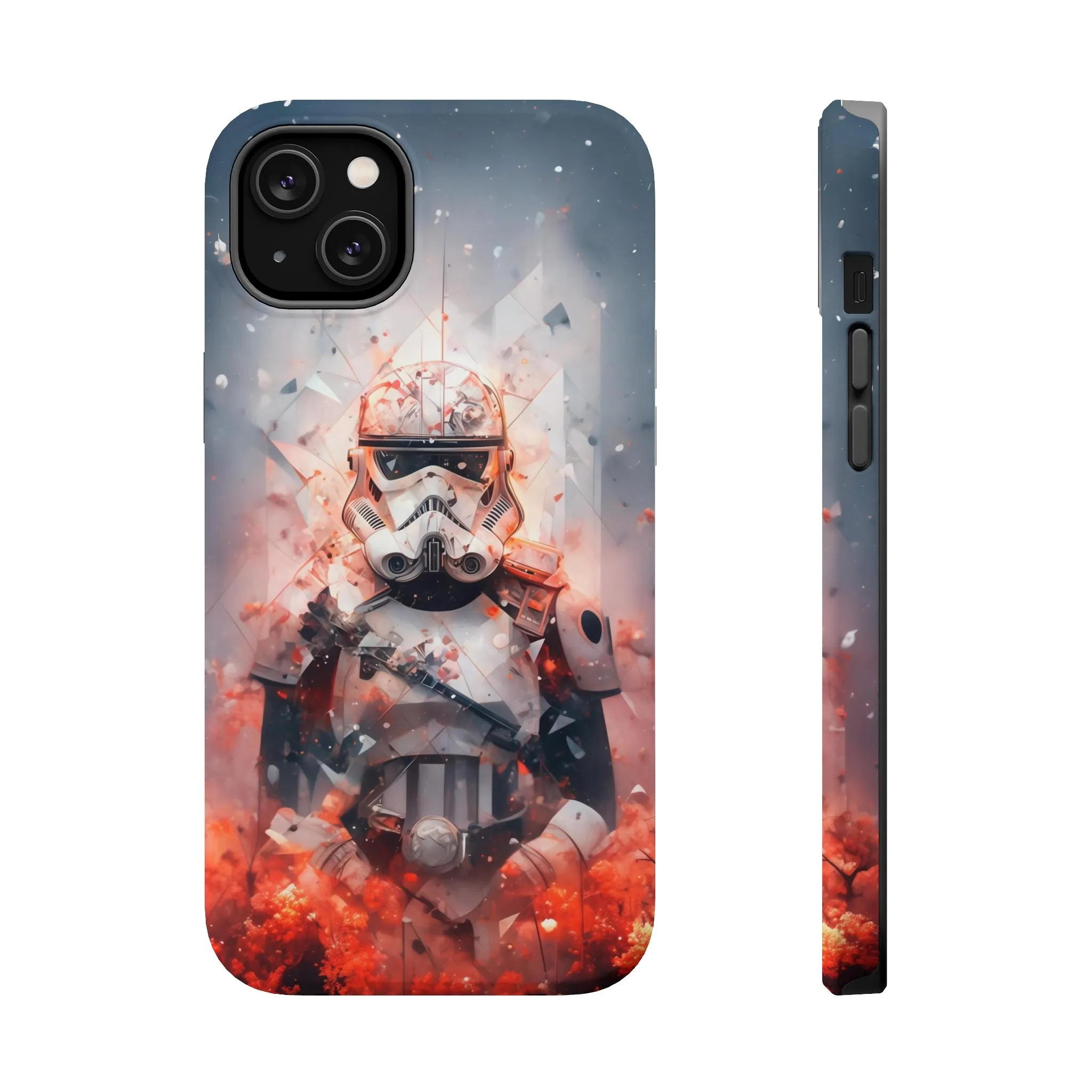 MagSafe Tough iPhone Case - Snow trooper Double Exposure