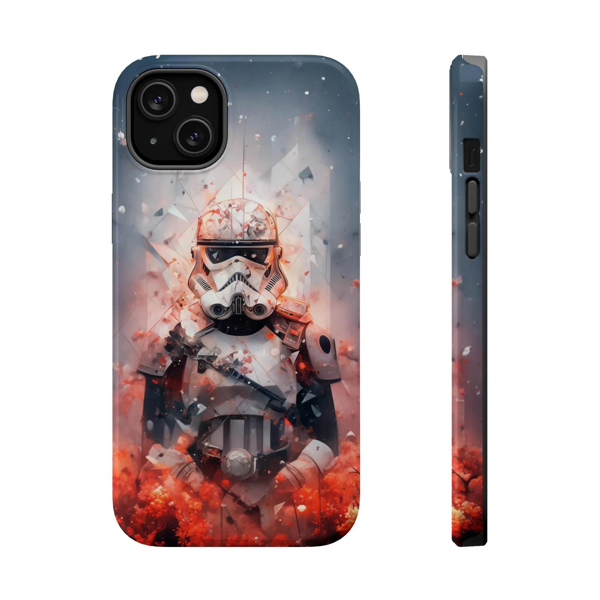 MagSafe Tough iPhone Case - Snow trooper Double Exposure