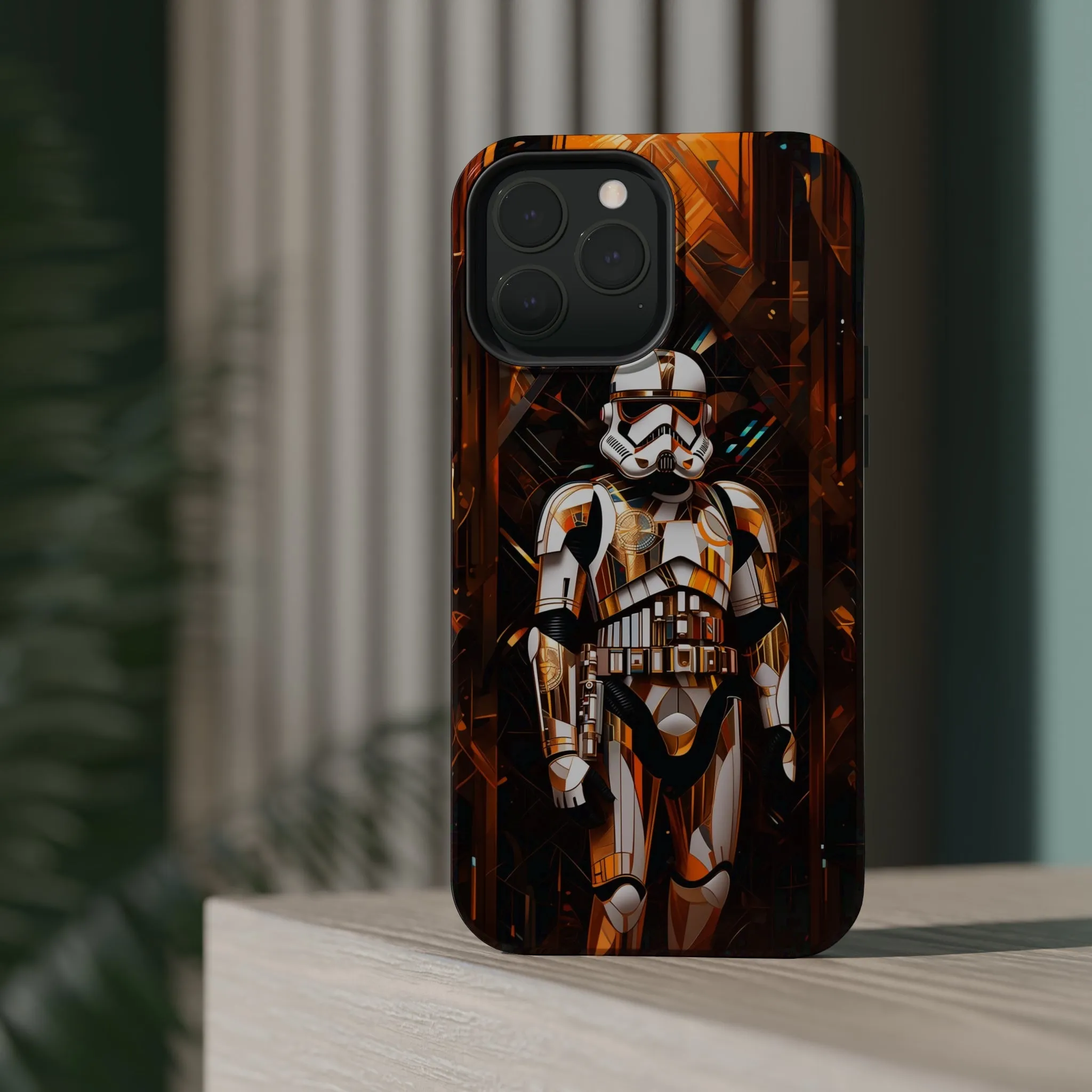 MagSafe Tough iPhone Case - Storm Trooper Art Deco style by Frank Lloyd Wright