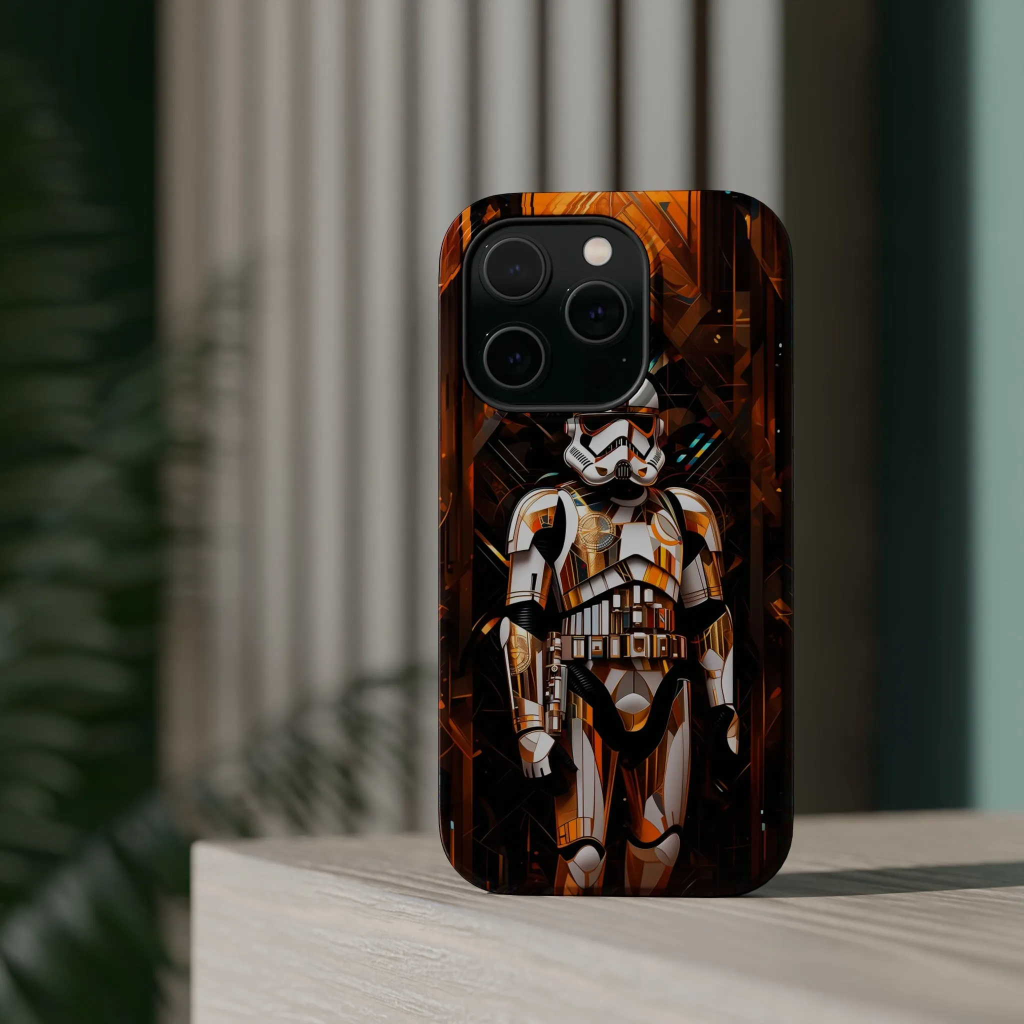 MagSafe Tough iPhone Case - Storm Trooper Art Deco style by Frank Lloyd Wright