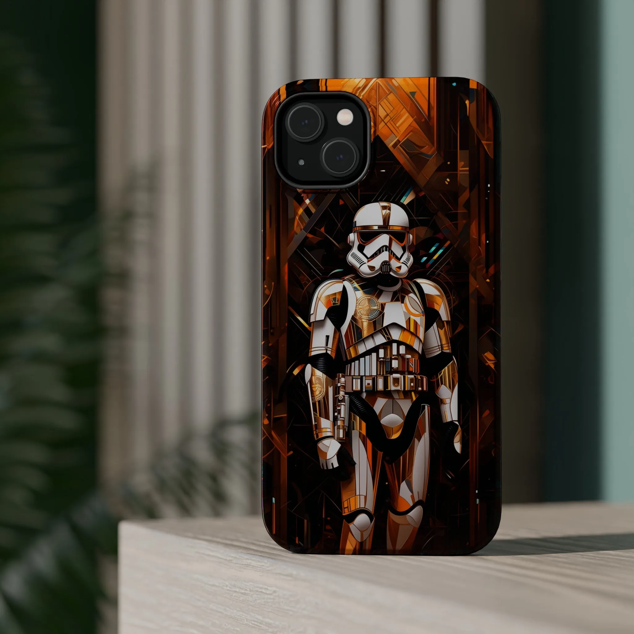 MagSafe Tough iPhone Case - Storm Trooper Art Deco style by Frank Lloyd Wright