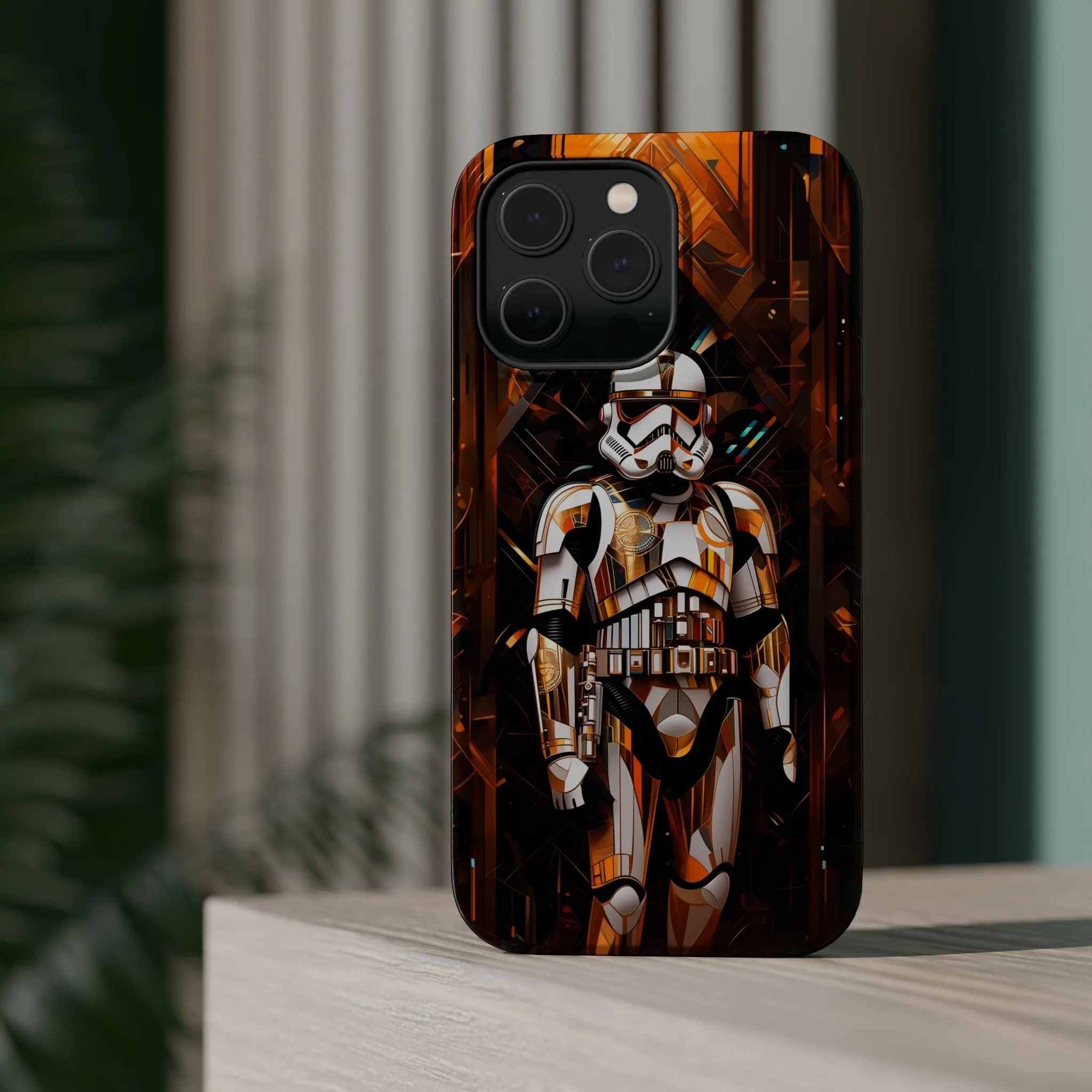 MagSafe Tough iPhone Case - Storm Trooper Art Deco style by Frank Lloyd Wright