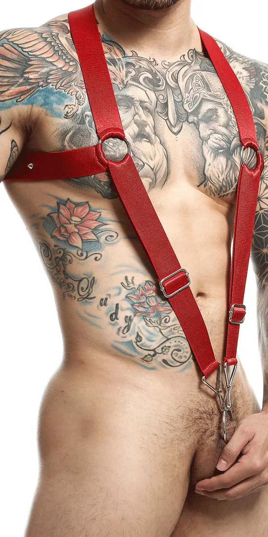 Malebasics Dmbl05 Dngeon Crossback Harness Cherry