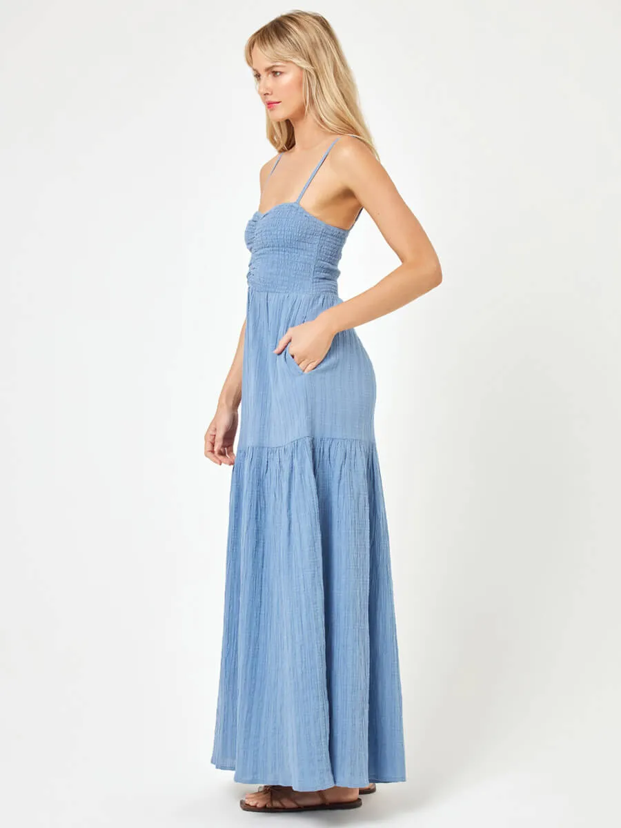 Mallorca Dress in Baltic