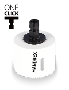 Mandrex MHB6Q086B FineXcut M42 8% Cobalt 86mm Bi-Metal Hole Saw c/w Adaptor