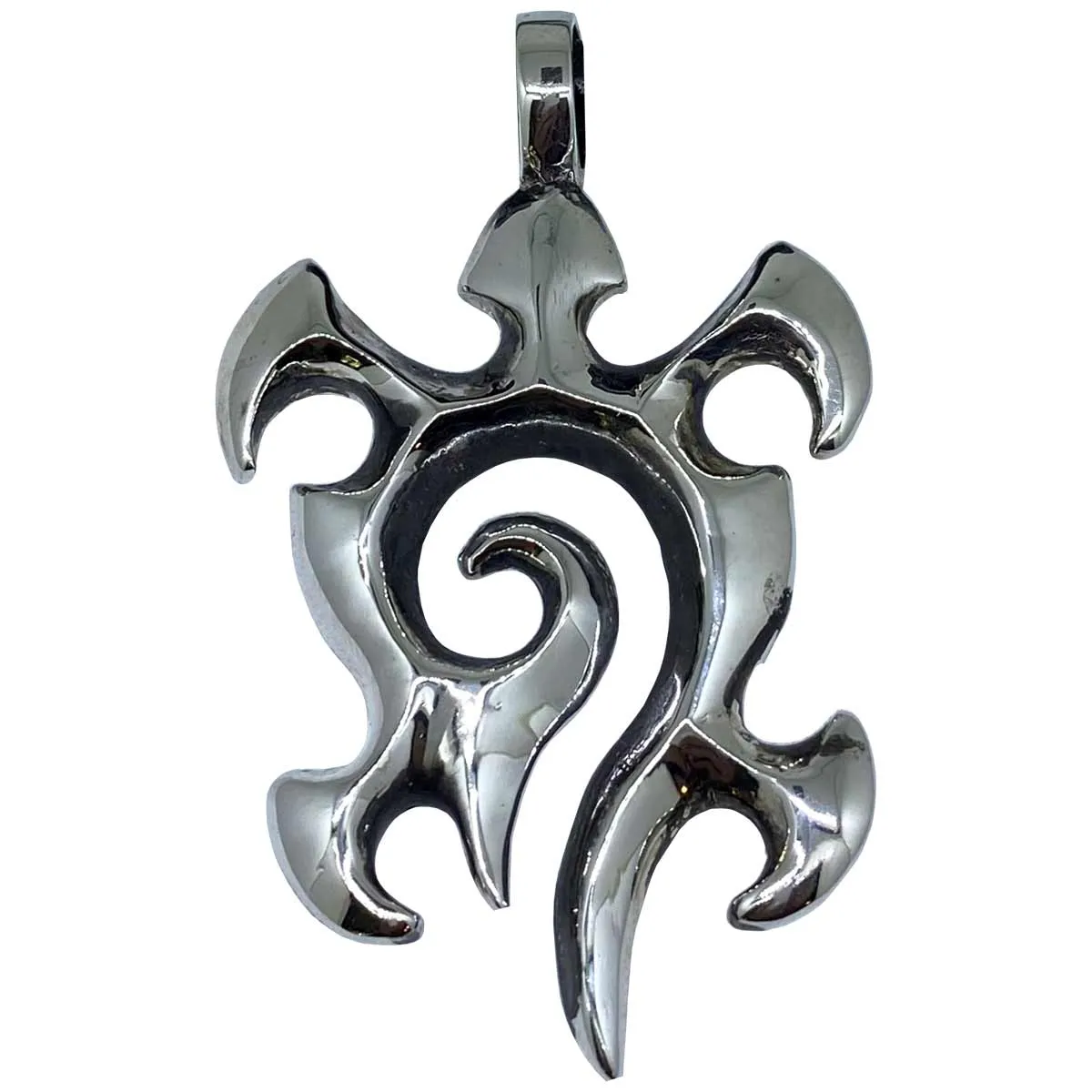 Maori Tortuga on Leather Necklace